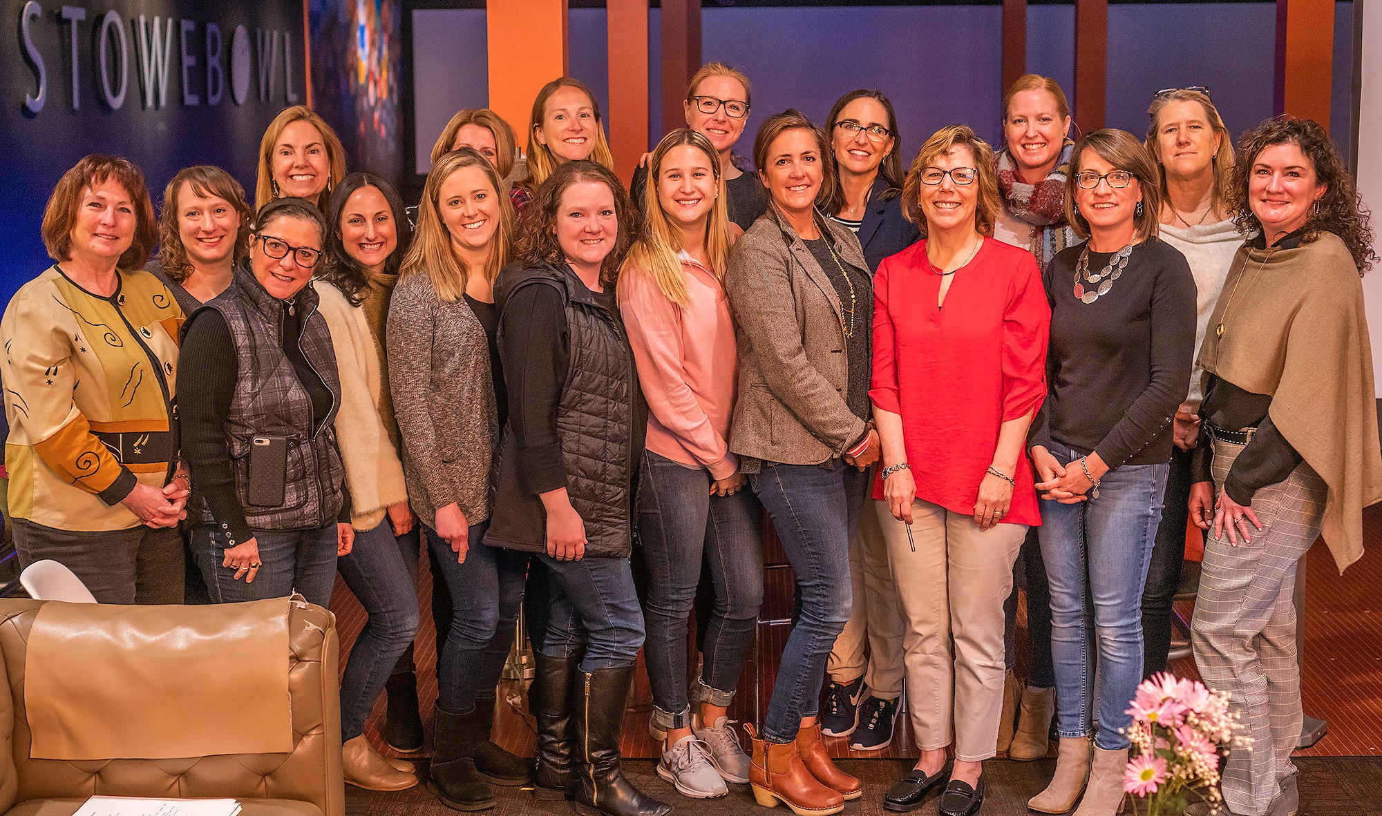 The first Accelerate retreat group in Stowe, Vermont, in April 2019